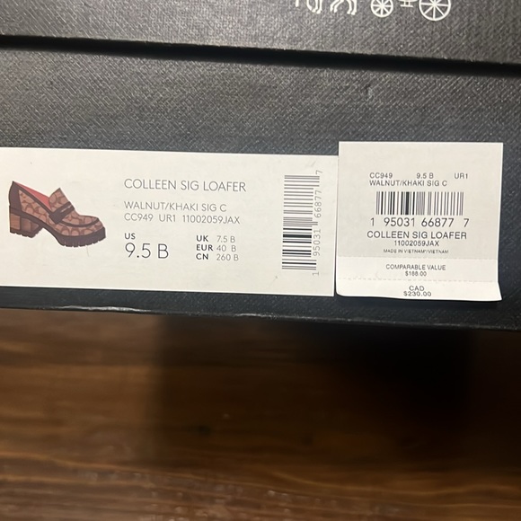Coach Colleen Signature Losfer Size 9.5 B - Picture 11 of 12